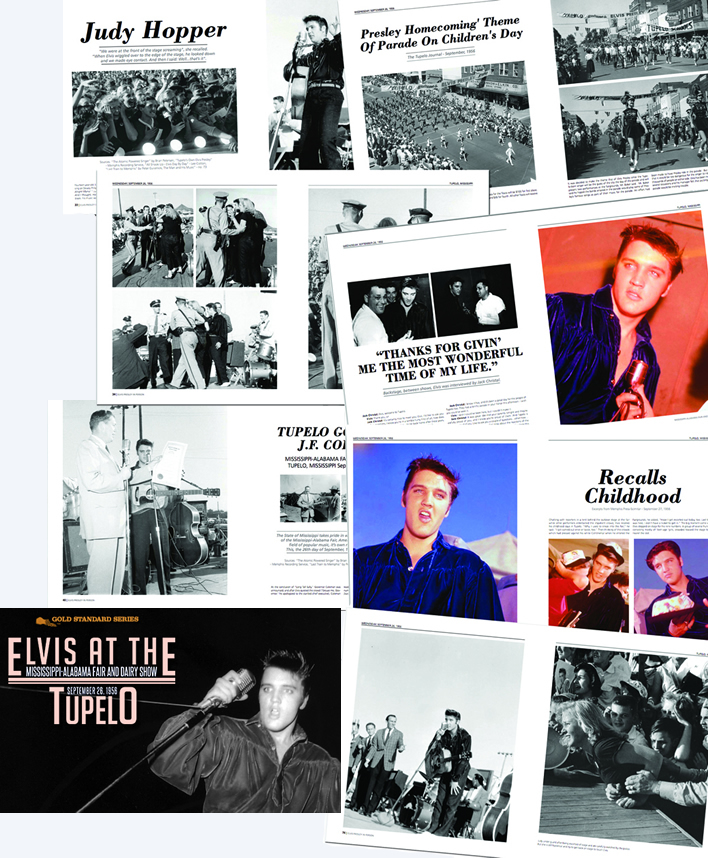 'Elvis At The Mississippi-Alabama Fair and Dairy Show Tupelo' Hardcover Book