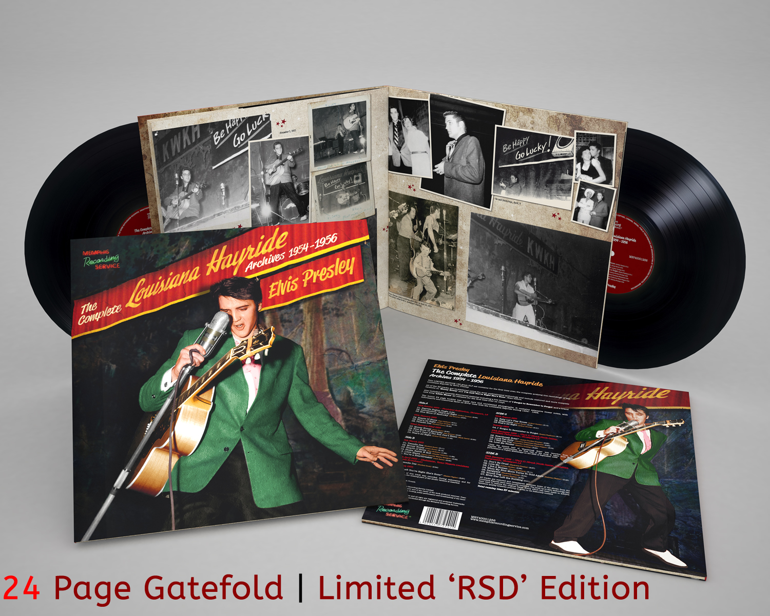 The Complete Louisiana Hayride Archives 1954-1956 2 LP 'Record Store Day' release 2016.